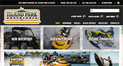 Desktop Screenshot of islandparkadventures.com