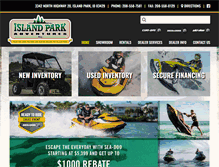 Tablet Screenshot of islandparkadventures.com